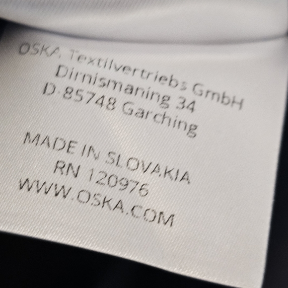 OSKA Black Long Sleeve Dress with Pocket Size 1 Lagenlook - Picture 10 of 12